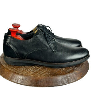 American Classic By DeLaRentis Derby Oxfords Mens 12 M Black Leather AC- 1107